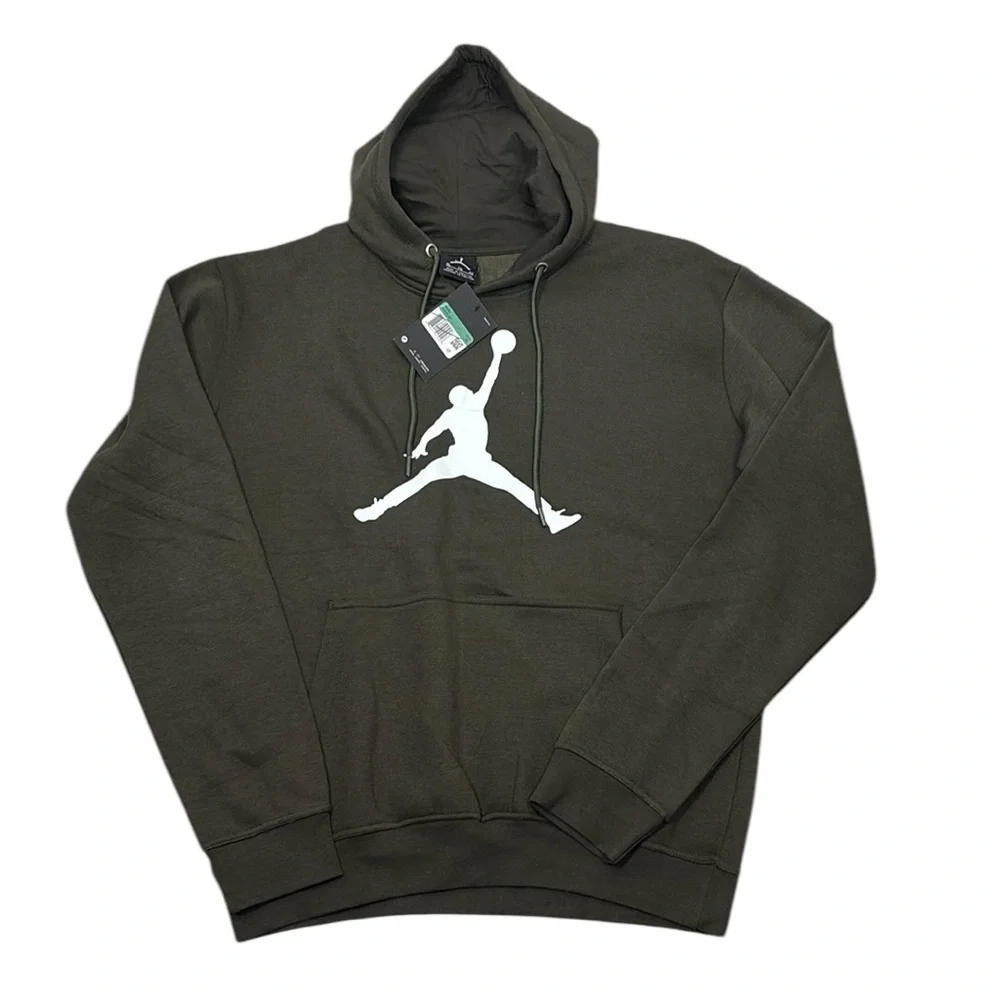 Jordan Olive Green Slam Dunk Hooded Sweatshirt- XL_ NWT